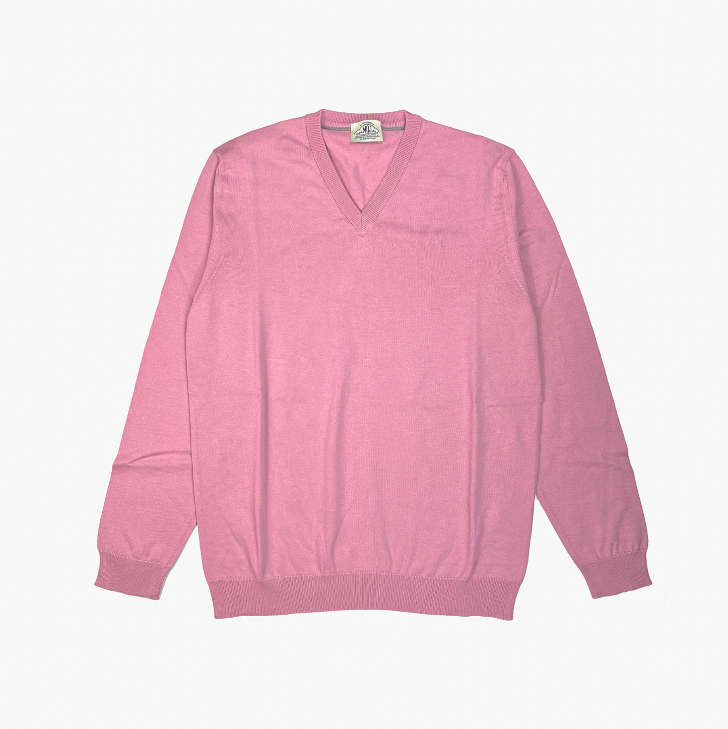 Pullover c/ decote "V" - Rosa