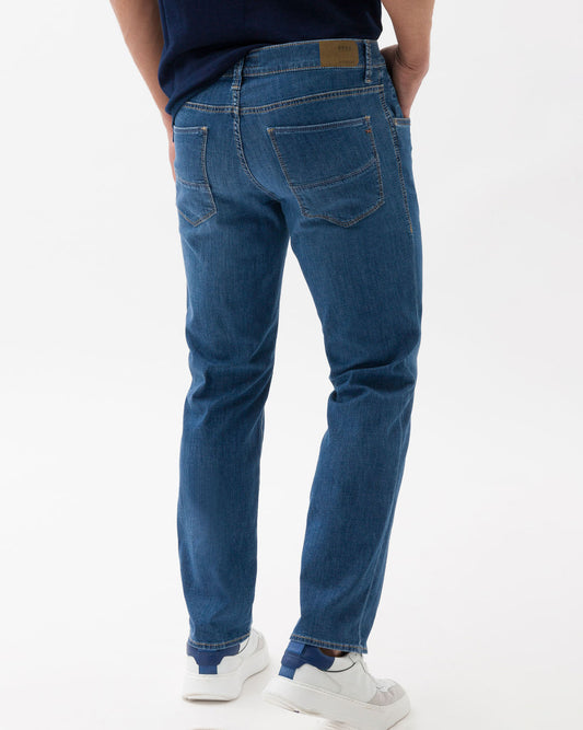Straight Fit Jeans - Medium Blue