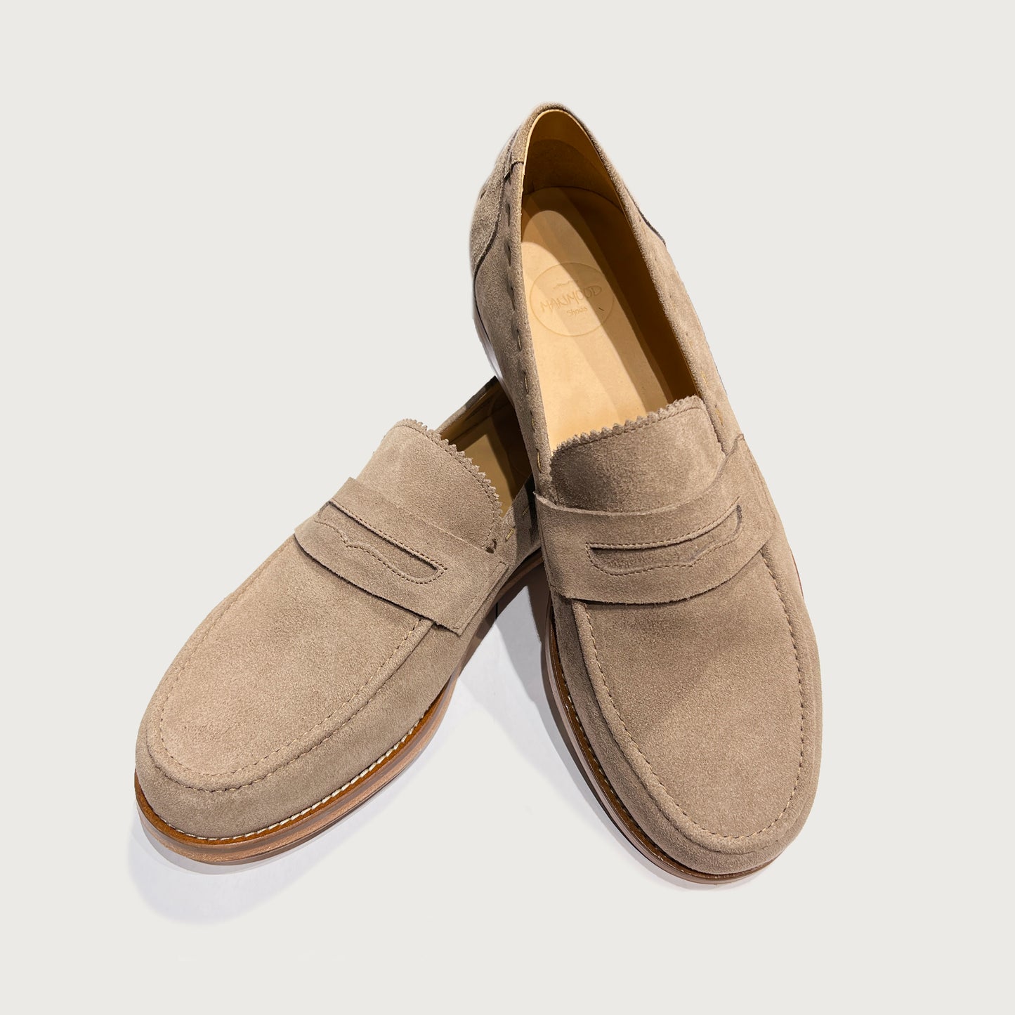 Beige Loafer Shoe