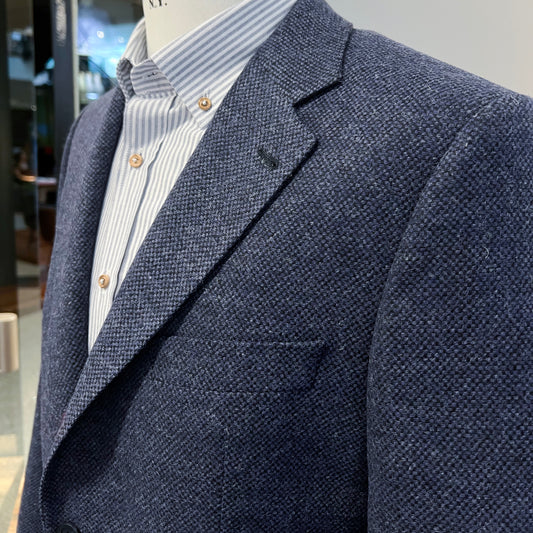 Blue Shetland Tweed Jacket