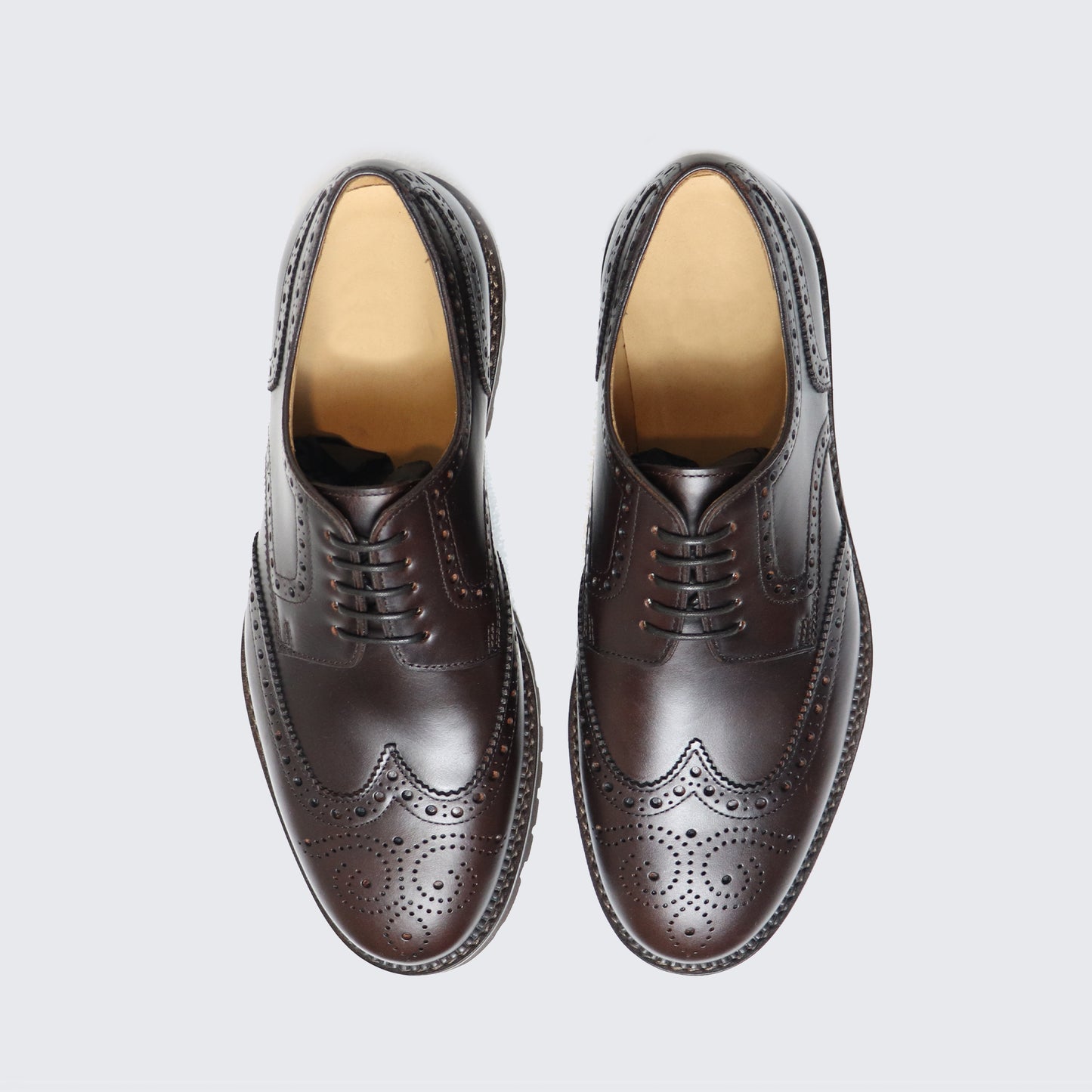 Sapato Brogue Castanho